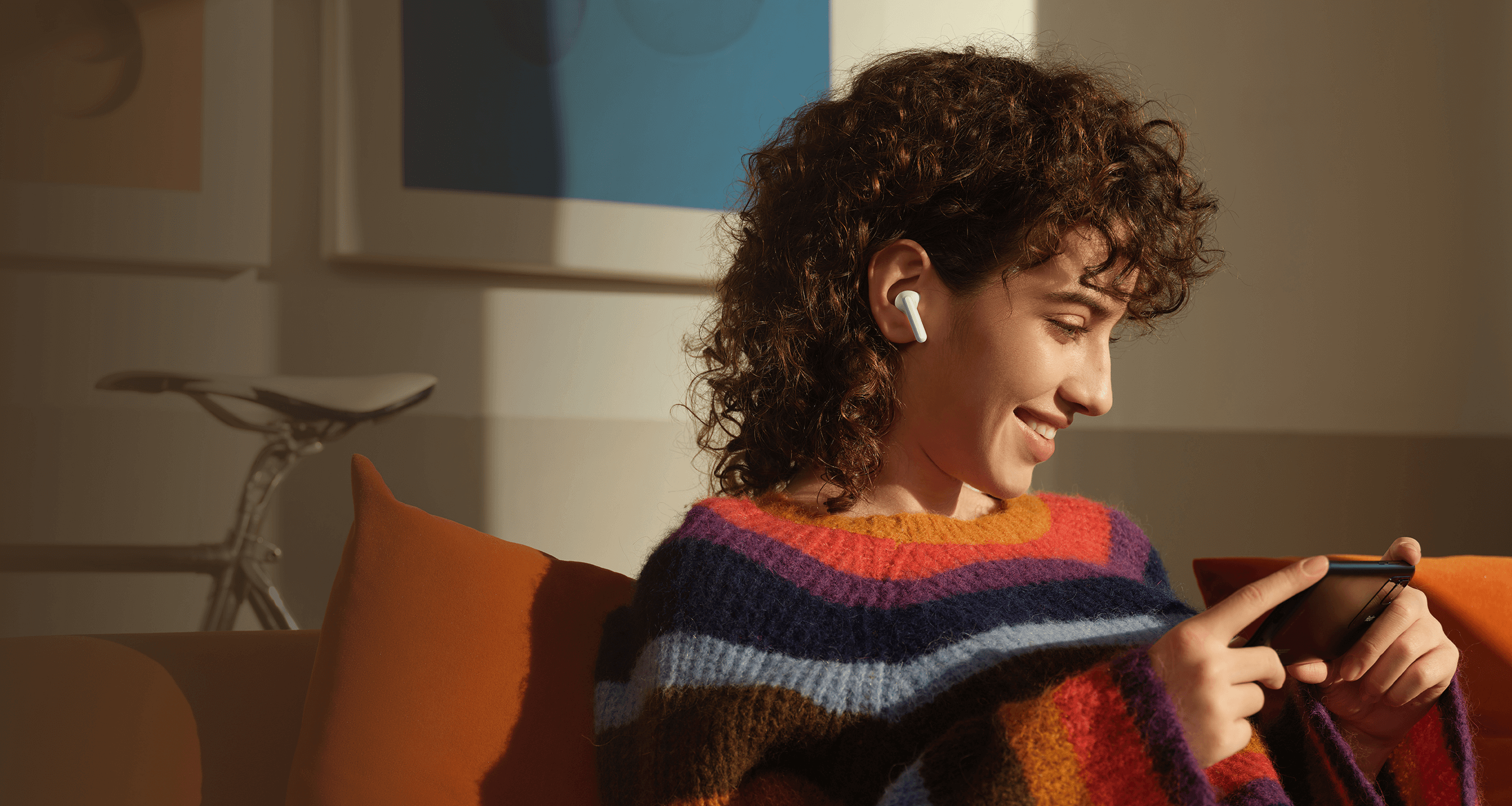 Belaidės ausinės  Redmi Buds 4 Lite, Baltos spalvos aprašymas - Prekės nuotrauka
